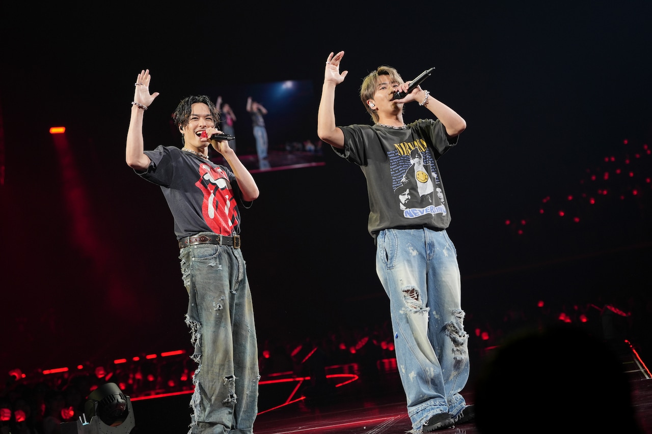 今市隆二ソロツアーに北山宏光がサプライズ登場、コラボ曲を初パフォーマンス