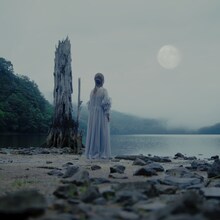 藤田麻衣子「朝月夜」ミュージックビデオより。