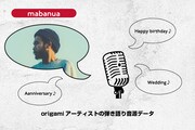 「origami SAI」クラウドファンディングリターン「mabanuaによる弾き語り音源データ 」イメージ