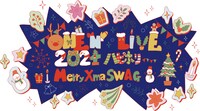 TETTA作の「ONE N' LIVE 2024 ハピホリ ～Merry XmaSWAG～」ロゴ。