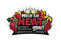 「May'n Road to 20th Anniversary『Nice to MEAT you!』」ロゴ