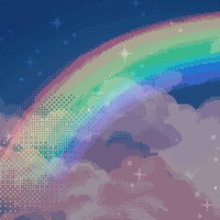 當山みれい「Rainbow」配信ジャケット