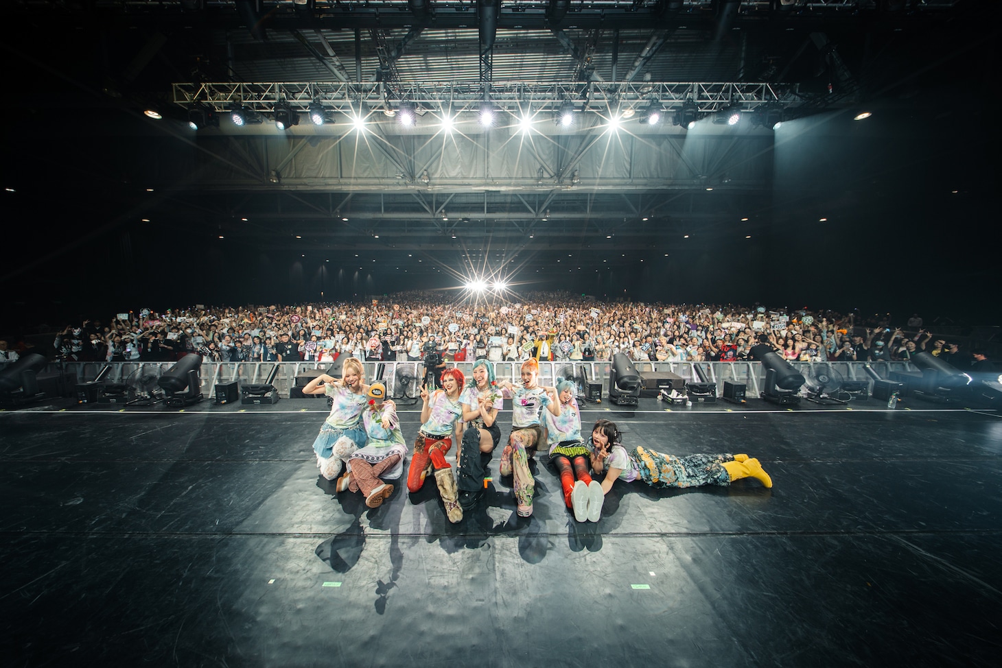 「XG 1st WORLD TOUR "The first HOWL"」香港公演の様子。