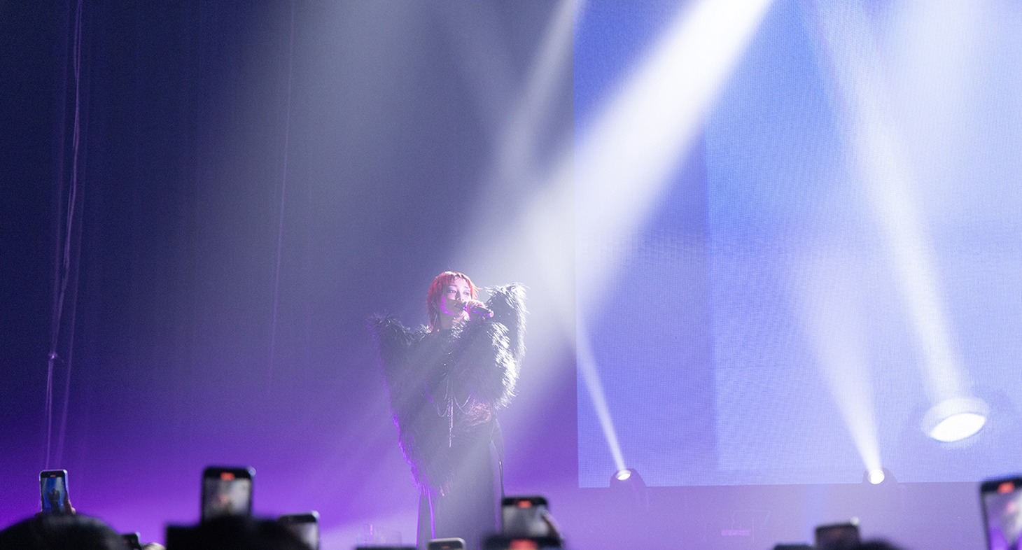 「XG 1st WORLD TOUR "The first HOWL"」ソウル公演の様子。