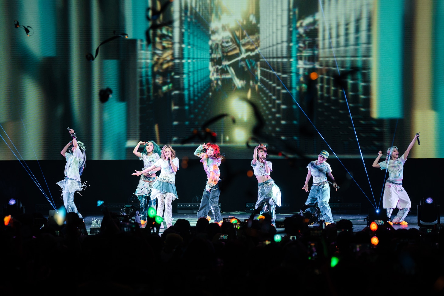 「XG 1st WORLD TOUR "The first HOWL"」シンガポール公演の様子。