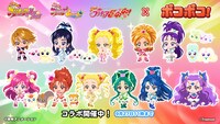 「LINE ポコポコ」×「プリキュア」コラボビジュアル