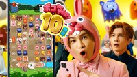 「LINE ポコポコ」の新テレビCM「ポコまでやるか！」編より。