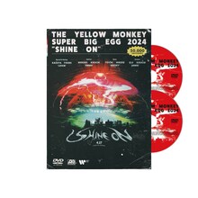 THE YELLOW MONKEY「THE YELLOW MONKEY SUPER BIG EGG 2024 "SHINE ON"」DVD盤のパッケージ。