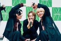 武藤潤と桜木雅哉のハートに収まる大倉空人。