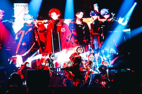 「いれいす Summer Tour 2024 Irregular Vacation -Island-」ファイナルの様子。（写真提供：VOISING）