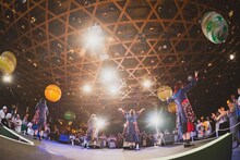 「スパンコールグッドタイムズ RELEASE ONEMAN SHOW 『キネマとユニバース』」大阪・ユニバース公演の様子。（Photo by Satoki Demoto）