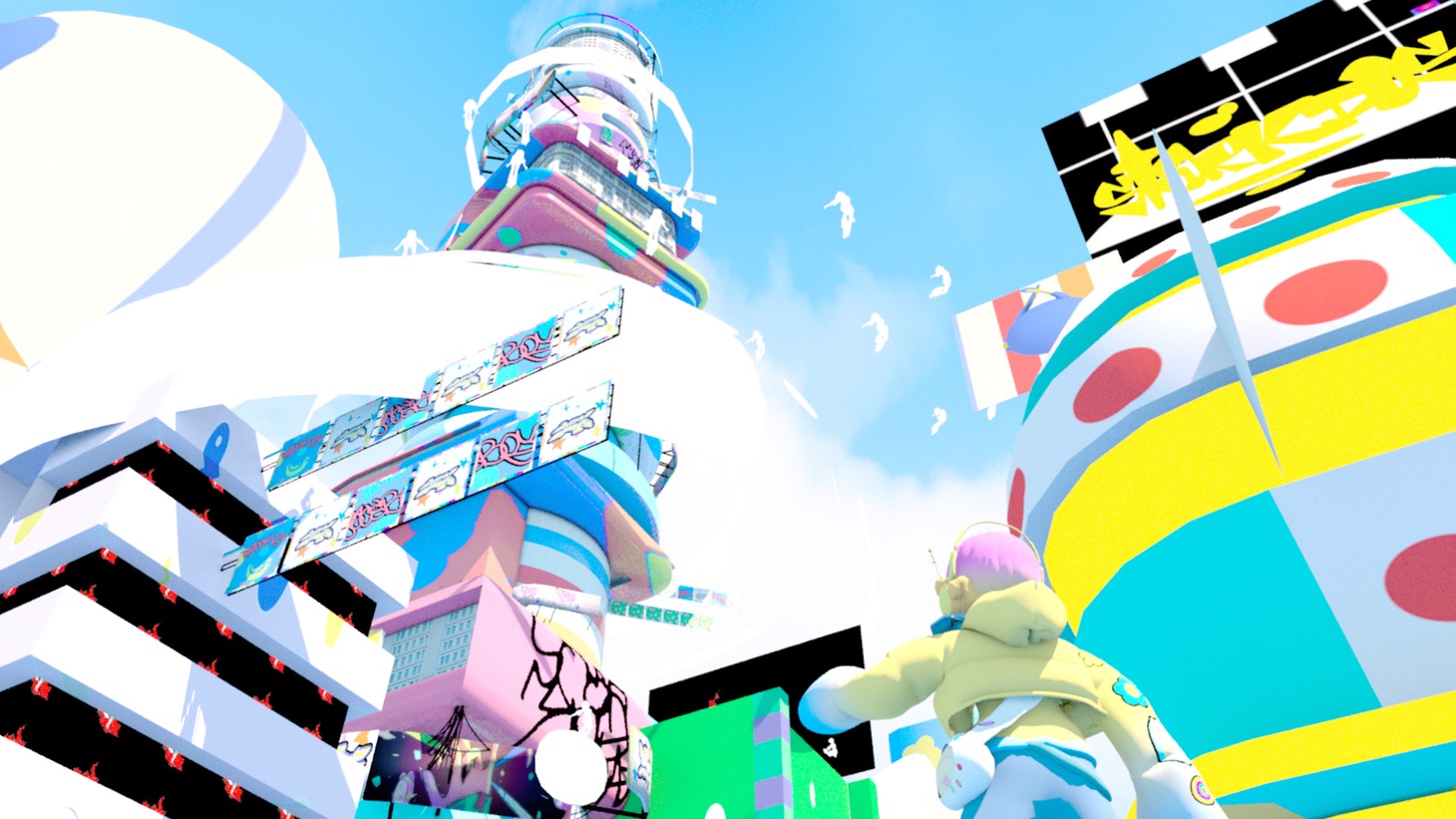 STARKIDS「World is Ours ft.初音ミク」ミュージックビデオより。