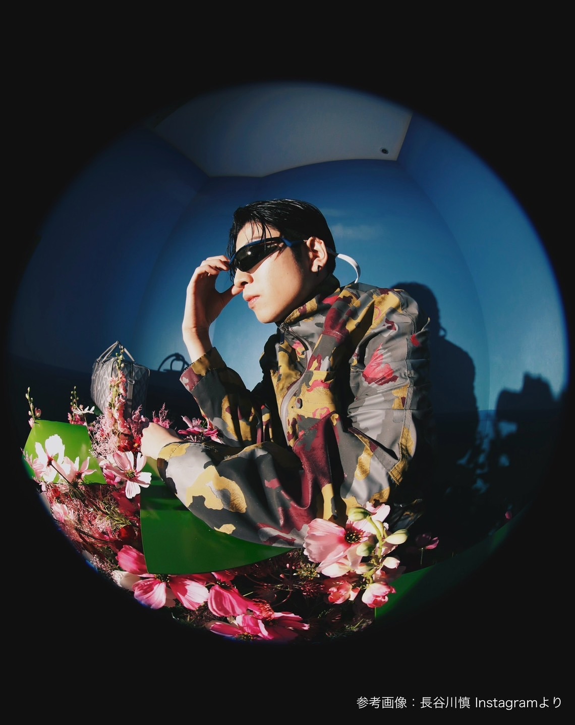 長谷川慎ファッションスタイルブック（タイトル未定）参考画像（長谷川慎Instagramより）