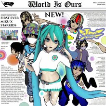 STARKIDS「World is Ours ft.初音ミク」配信ジャケット