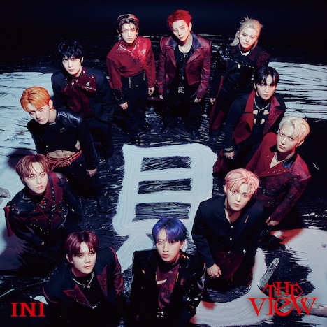 INI「THE VIEW」NIGHT VIEW ver.ジャケット (c)LAPONE Entertainment