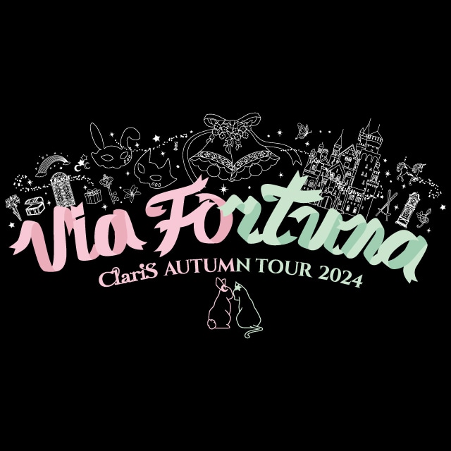 「ClariS AUTUMN TOUR 2024 ～Via Fortuna～」ロゴ