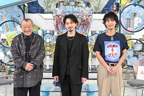 左から笑福亭鶴瓶、松本潤、藤ヶ谷太輔。(c)TBS