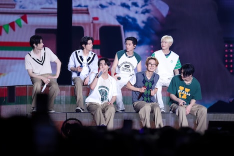 「ENHYPEN WORLD TOUR 'FATE PLUS' IN JAPAN」宮城・セキスイハイムスーパーアリーナ公演の様子。(P)&(C) BELIFT LAB Inc.