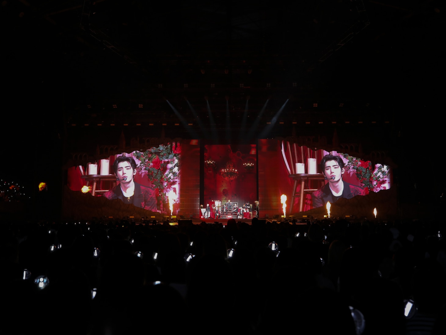 「ENHYPEN WORLD TOUR 'FATE PLUS' IN JAPAN」宮城・セキスイハイムスーパーアリーナ公演の様子。(P)&(C) BELIFT LAB Inc.