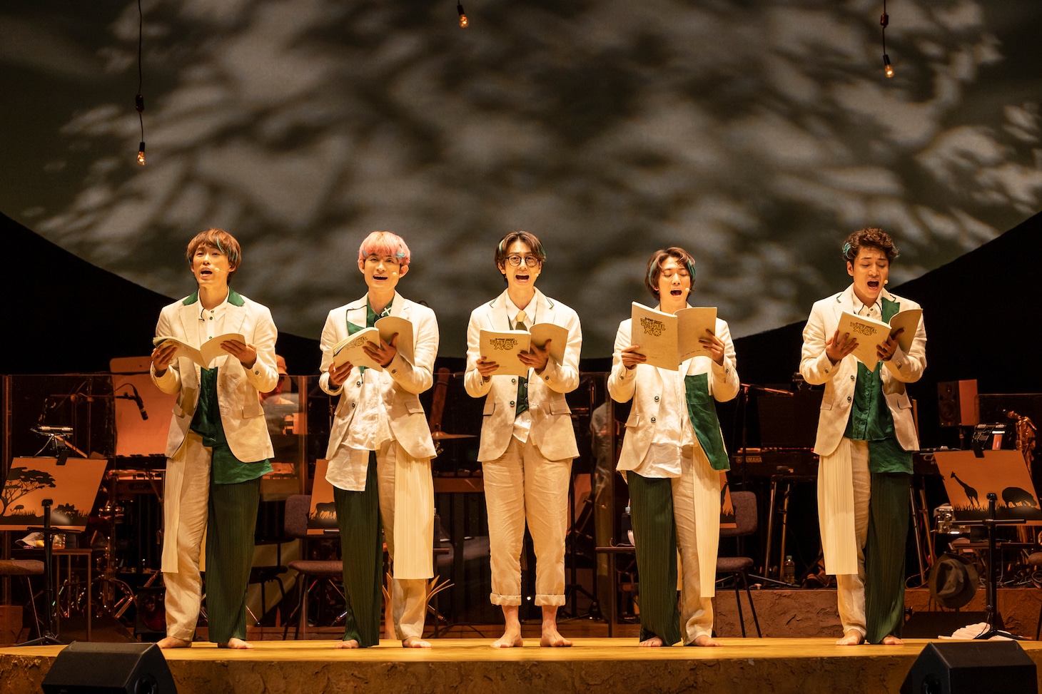 リーディング音楽劇「ジャングル大帝」。昨年上演時の様子。（撮影：岡千里）