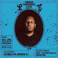 OMSB「ONE MAN LIVE『KUROOVI'24』」ビジュアル