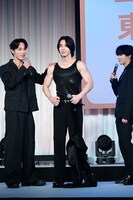 「パワーアップした姿」を見せる佐藤景瑚（中央）。