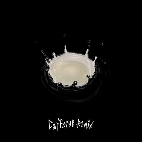 秋山黄色「Caffeine Remix feat. Deu」配信ジャケット