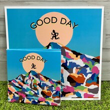 ハナレグミ「GOOD DAY」Amazon.co.jp特典のメガジャケとアルバム。