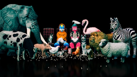 「奇奇怪怪」のマナーアニメ「映画鑑賞中御法度講座」より。