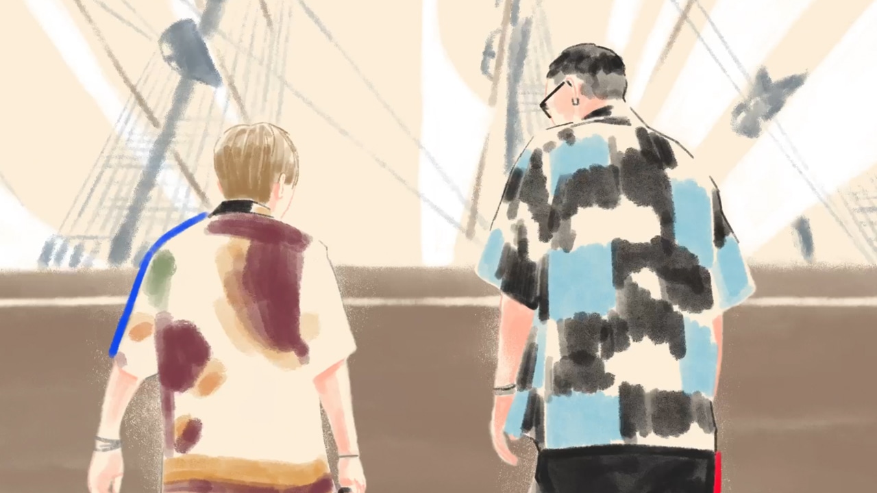 コブクロ「RAISE THE ANCHOR」より。