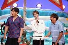 山中柔太朗（M!LK）の“EBi怪DAN”の様子。