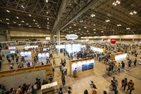 「初音ミク『マジカルミライ 2024』」企画展の様子。