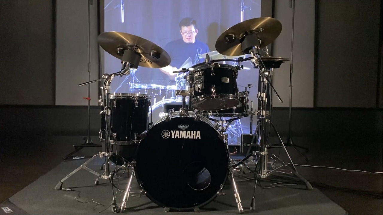 ドラム演奏再現のイメージ。