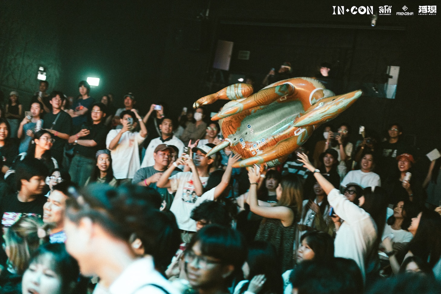 The Dinosour's Skinのライブの様子。