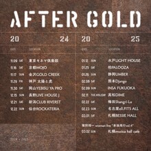 tacica「20th anniversary tour "AFTER GOLD"」フライヤー