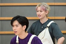 手前からリョウガ、シューヤ。