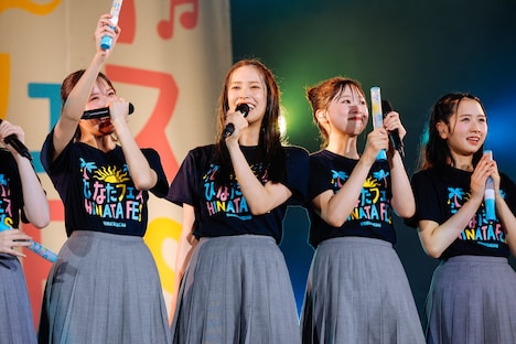 キャプテン佐々木久美（左から2番目）。（撮影：上山陽介）