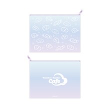 「TOMORROW X TOGETHER CAFE」で販売されるサテンポーチ。