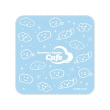 「TOMORROW X TOGETHER CAFE」で販売されるミニタオル。