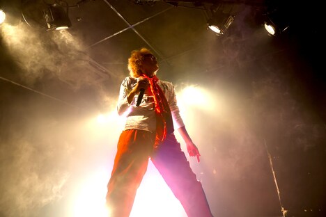 ラスベガスから駆け付けたコインロッカー。（撮影：石塚康之）