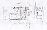 慈栄くんが描いた理想の部屋の間取り図。