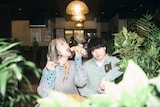 北澤ゆうほ(Q.I.S.)と稲生司(Mr.ふぉるて)。