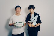 左から坂本侑翼選手、川上洋平（[Alexandros] ）。（Photo by renzo Masuda）