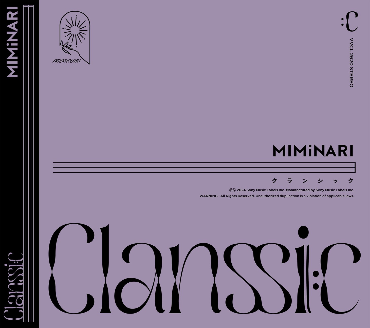 MIMiNARI「クランシック」初回仕様限定盤ジャケット