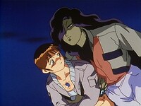 テレビアニメ「BLUE SEED」より。