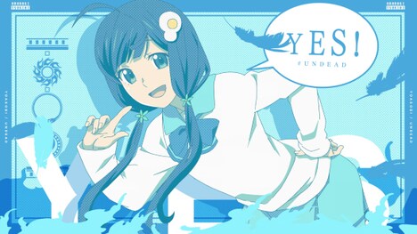 YOASOBI「UNDEAD」MVより。