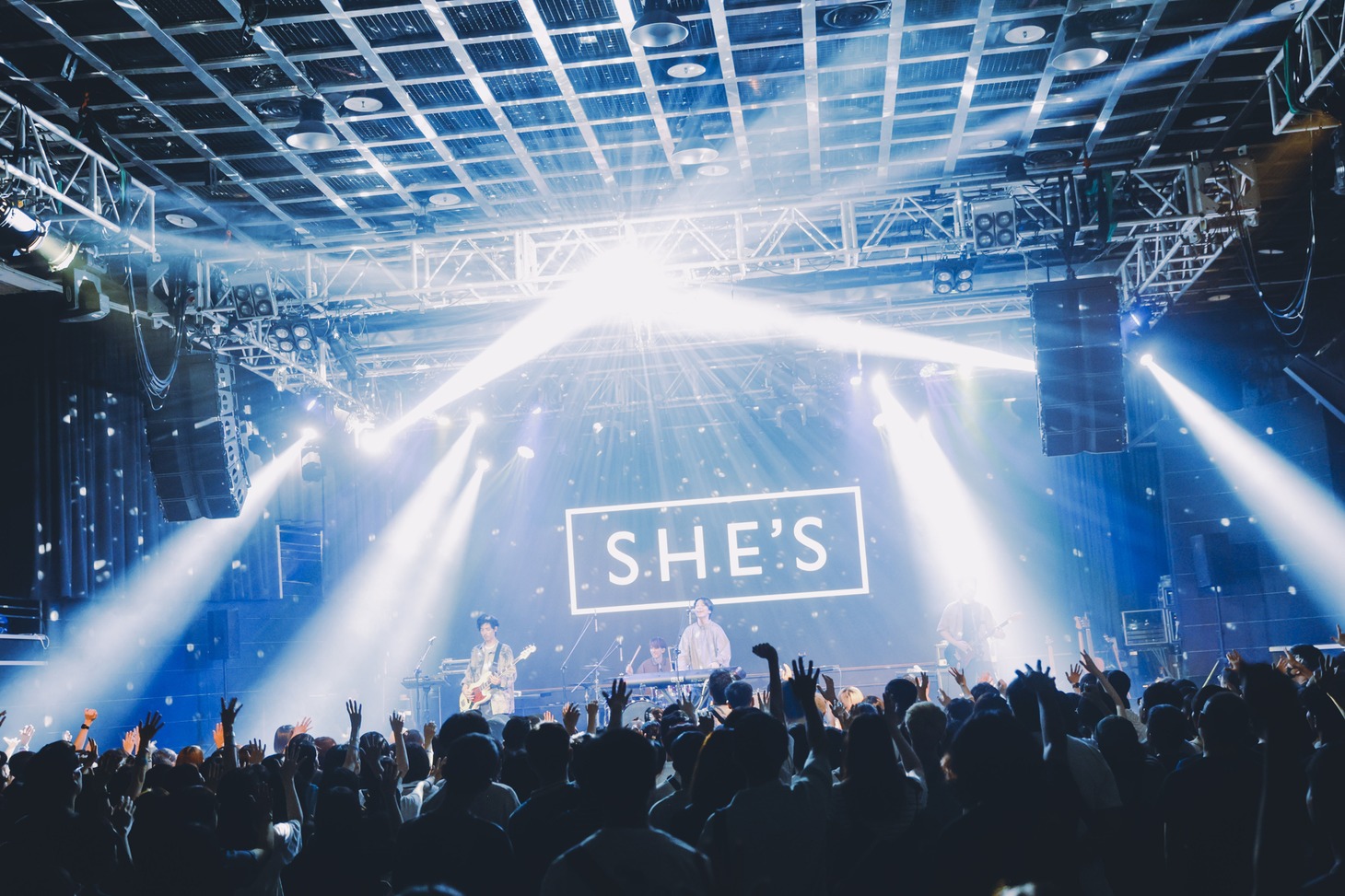 SHE'Sの台湾公演の様子。（Photo by Shingo Tamai）
