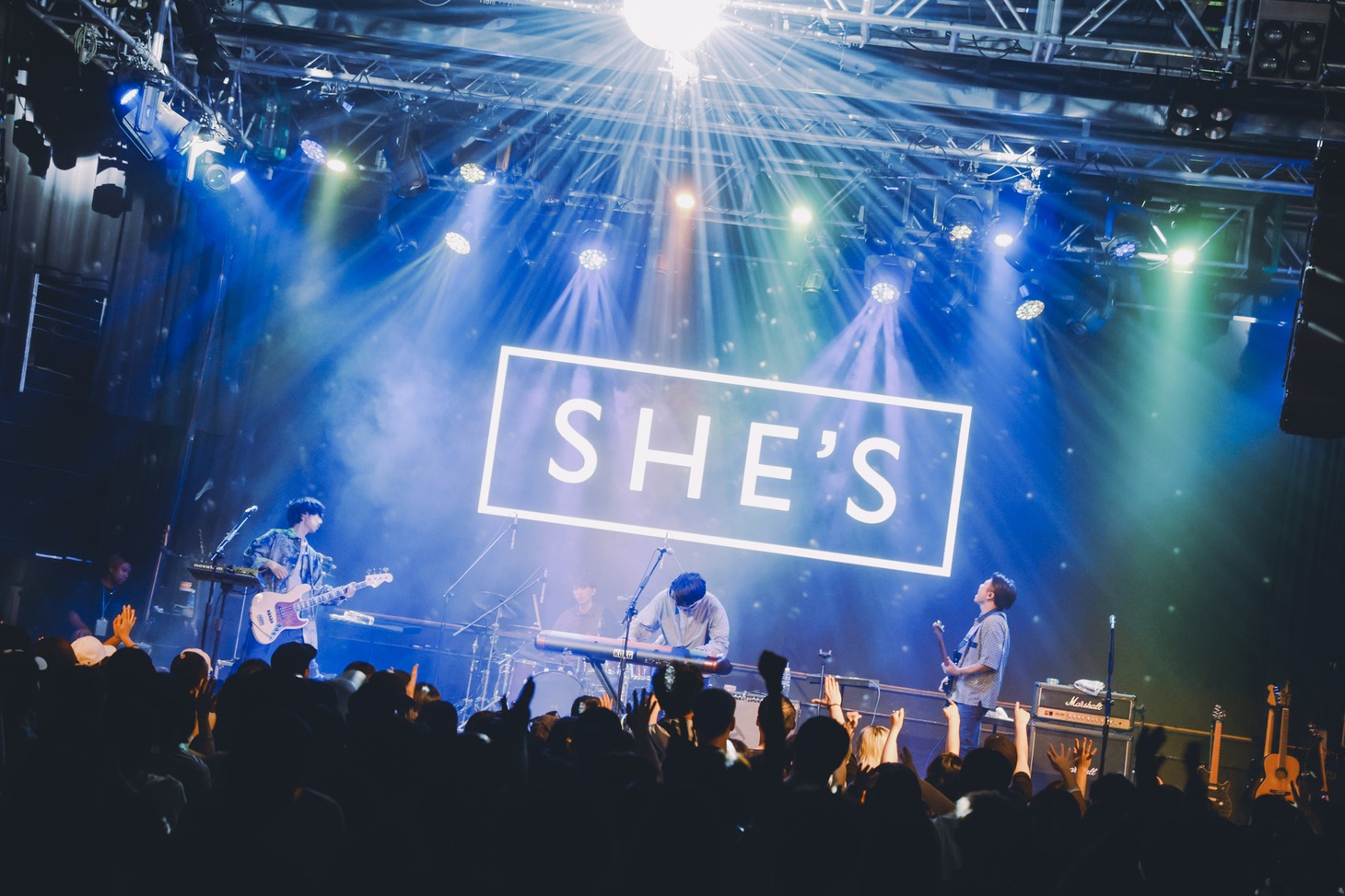 SHE'Sの台湾公演の様子。（Photo by Shingo Tamai）