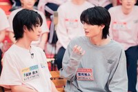 長野蒼大（Last Forever）と杢代和人（原因は自分にある。）。(c)「DAN! DAN! EBiDAN!」製作委員会