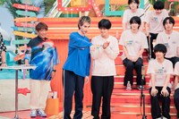 ジャン海渡（SUPER★DRAGON）と光延ジヨウ（Last Forever）。(c)「DAN! DAN! EBiDAN!」製作委員会